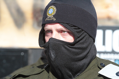 Police Break Up Ottawa Truck Protest : February 2022 : Personal Photo Projects : Photos : Richard Moore : Photographer